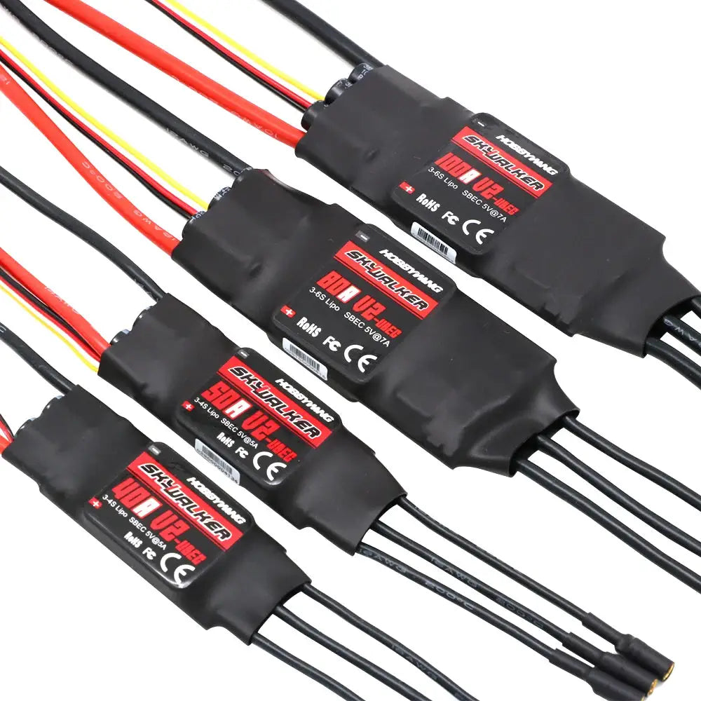 Hobbywing Skywalker 40A 50A 60A 80A 15A 20A 30A 100A 120A V2 130A160A ESC Speed Controller With UBEC For RC Airplanes Helicopter by InterCyprus Trading Ltd
