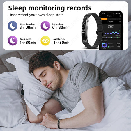 LIGE Fashion Smart Bracelet &ndash; Call Alerts and Heart Rate