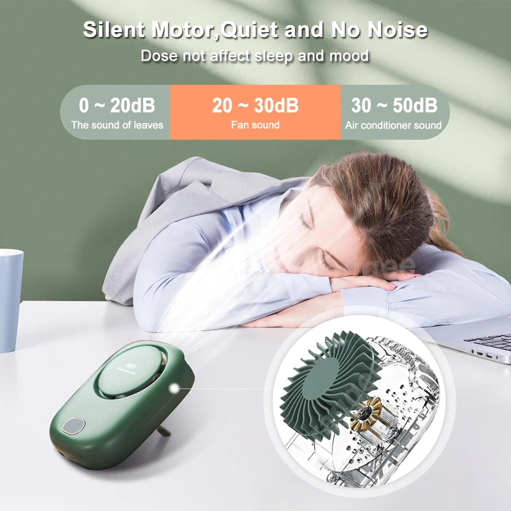 Portable Neck Fan &ndash; Ultralight Bladeless USB Rechargeable