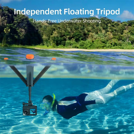 BSLIUFANG Buoyancy Extendable Selfie Stick Tripod for GoPro &amp; Insta360