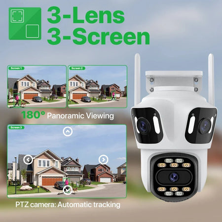 12MP WiFi PTZ Security Camera