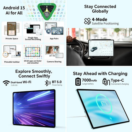 Teclast P50 Tablet Case Bundle Keyboard Mouse Stylus Stand