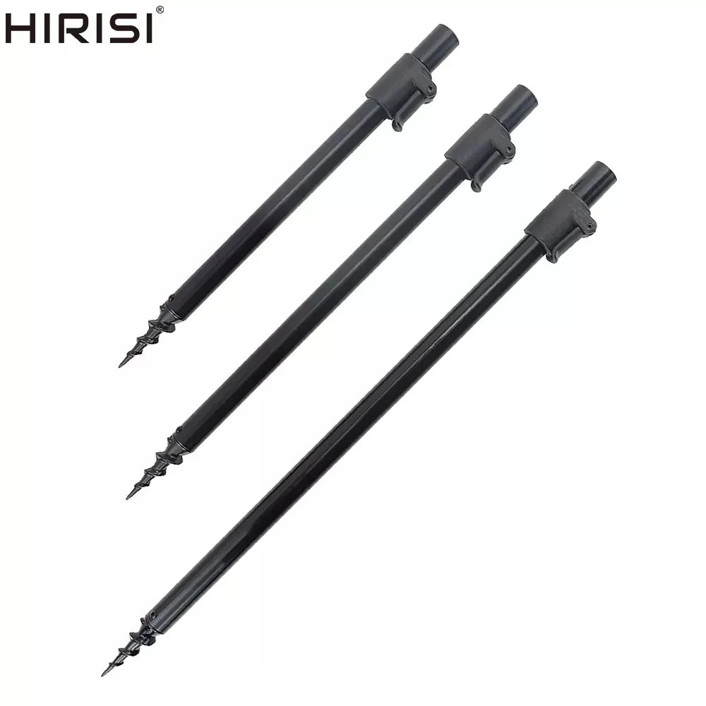 Hirisi Aluminium Carp Fishing Bank Sticks - 2 Piece Telescopic Rod Pod Support