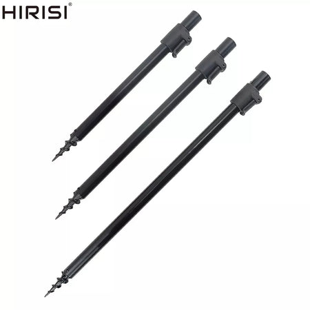 Hirisi Aluminium Carp Fishing Bank Sticks - 2 Piece Telescopic Rod Pod Support