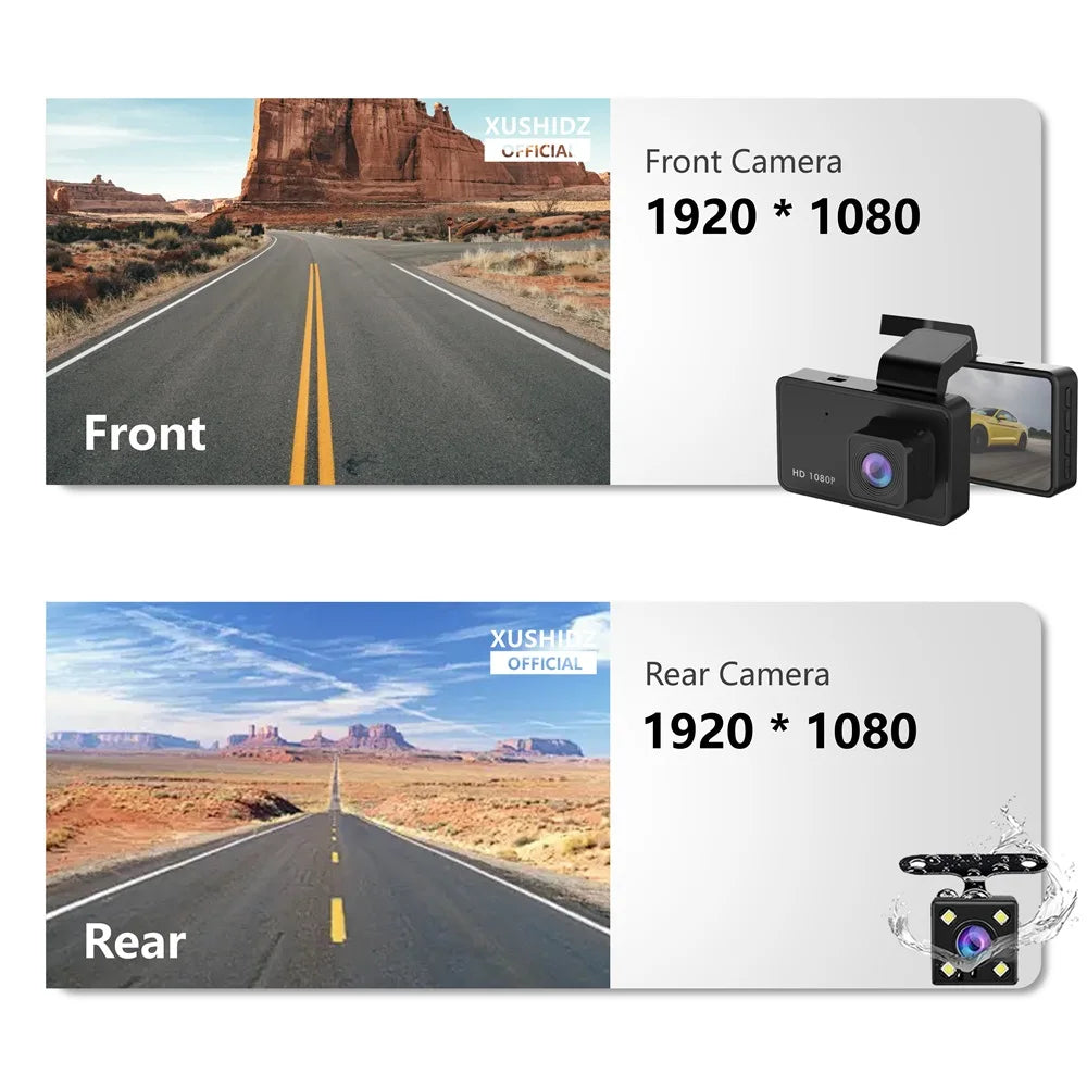XUSHIDZ Q10 1080P Dash Cam