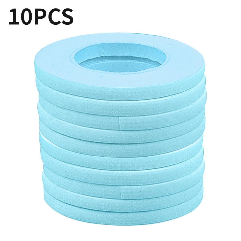 AILEISHI Micropore Eyelash Extension Tapes - 5/10pcs Rolls 10pcs blue