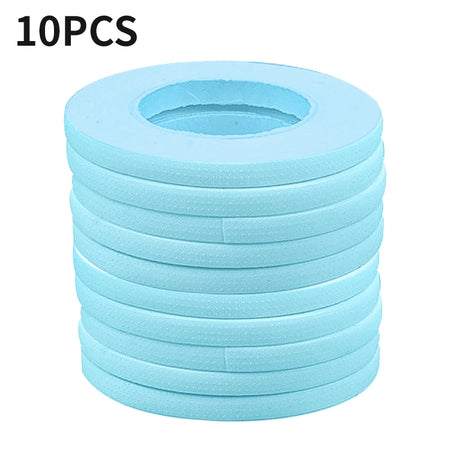 AILEISHI Micropore Eyelash Extension Tapes - 5/10pcs Rolls 10pcs blue