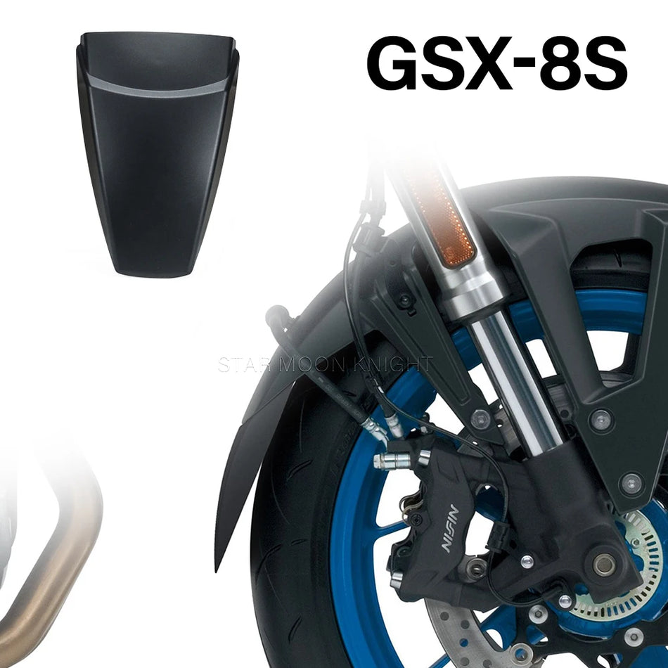 Extensão do Para-lamas Dianteiro Suzuki GSX-8S Guarda-lamas ABS para Modelo 2023, Acessório Durável para Motocicleta