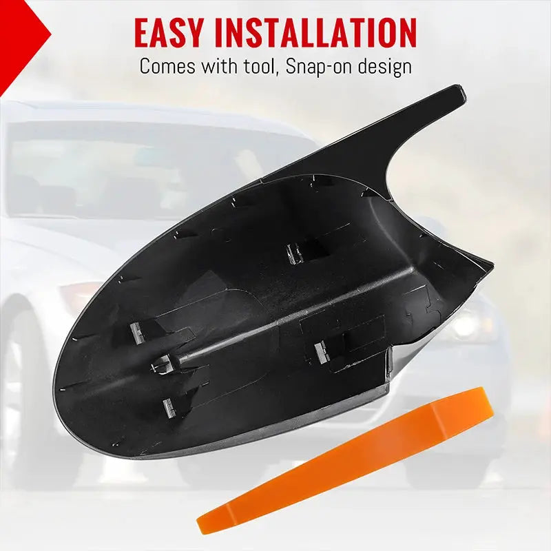 Pair Side Mirror Caps for BMW 1 3 Series E90 E91 E92 E93 E81 E82 E88 by InterCyprus Trading Ltd