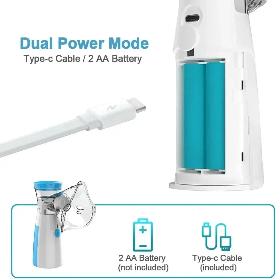 IDEABEL Mini Medical Nebulizer - Quiet Ultrasonic Portable