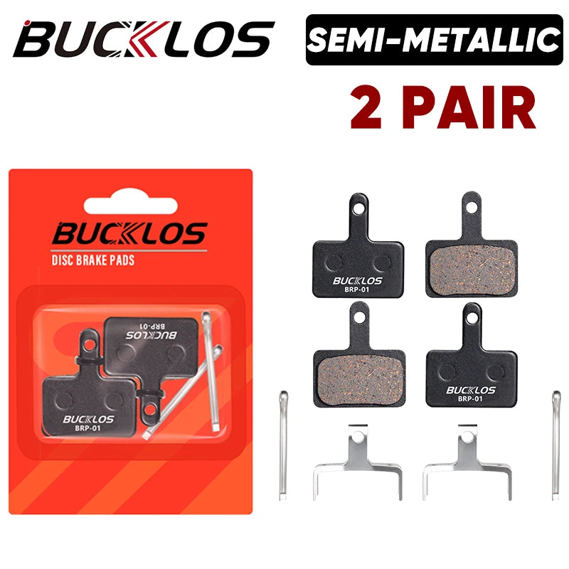 Bucklos BRP-01 &ndash; Semimetallic Brake Pads Shimano B01S B05S Semi-Metal 2Pairs