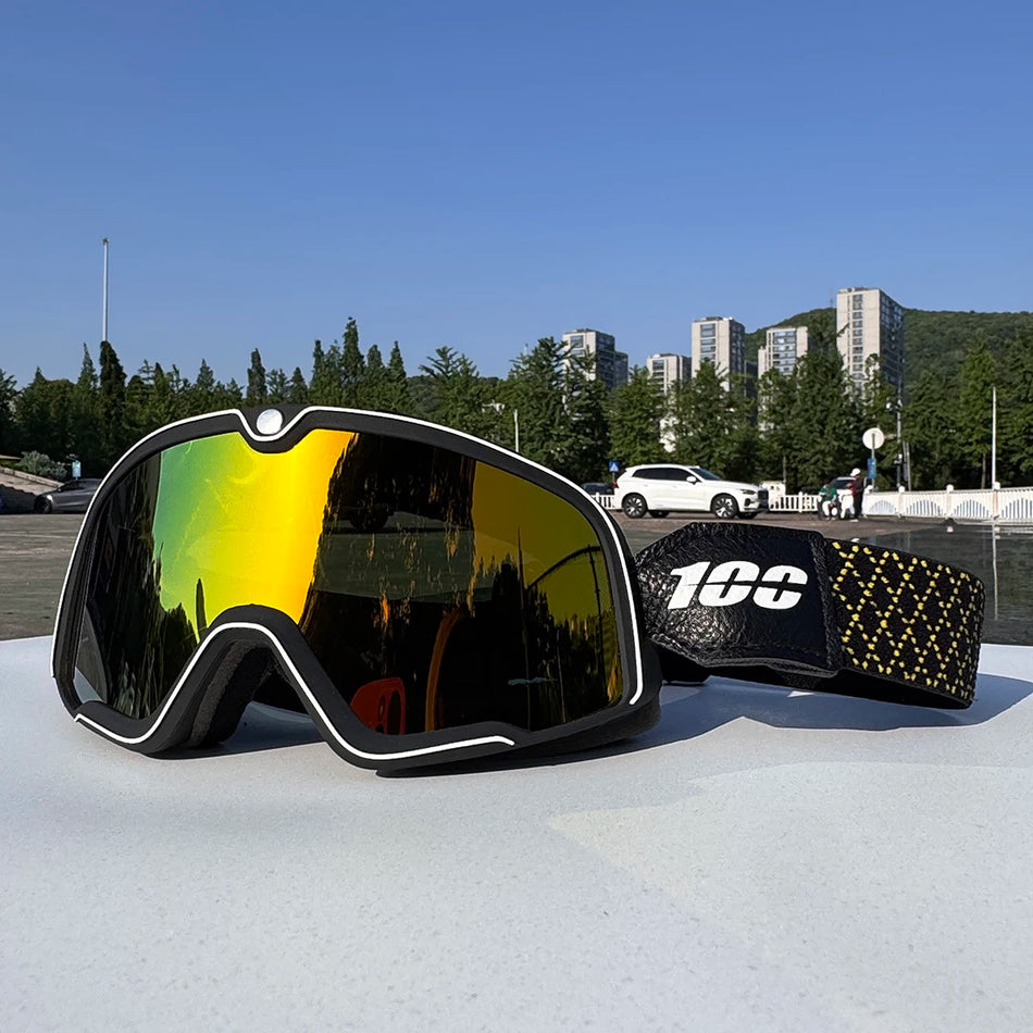 Unisex-moottoripyörälasit monilla linsseillä motocross-pyörä ATV-hiihto