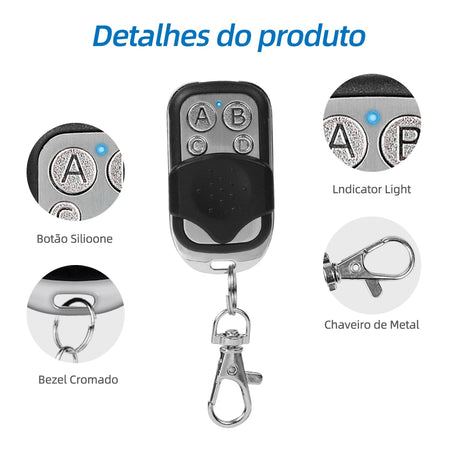 Universal 433MHz Remote Control Duplicator for Garage Doors &amp; Gates