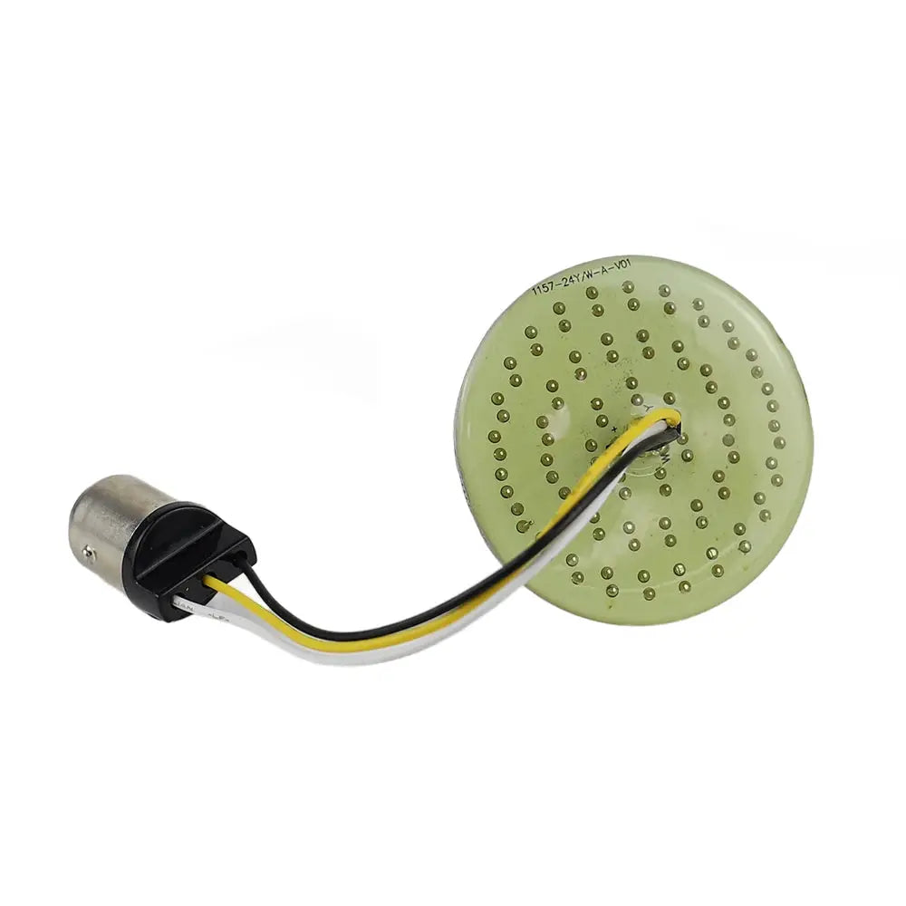 2" 1157 Front Amber + White LED Turn Signal Light Motorcycle for Softail 2011-2017 Dyna 2012-2017 Sportster Touring 2014-2017 by InterCyprus Trading Ltd