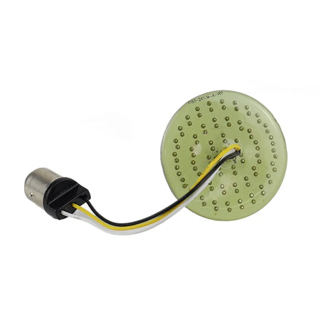 2" 1157 Front Amber + White LED Turn Signal Light Motorcycle for Softail 2011-2017 Dyna 2012-2017 Sportster Touring 2014-2017 by InterCyprus Trading Ltd
