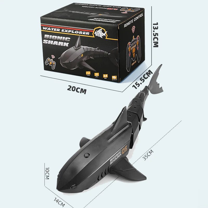 RC Submarine Boat Toy &ndash; 480p Underwater Camera black Remote control