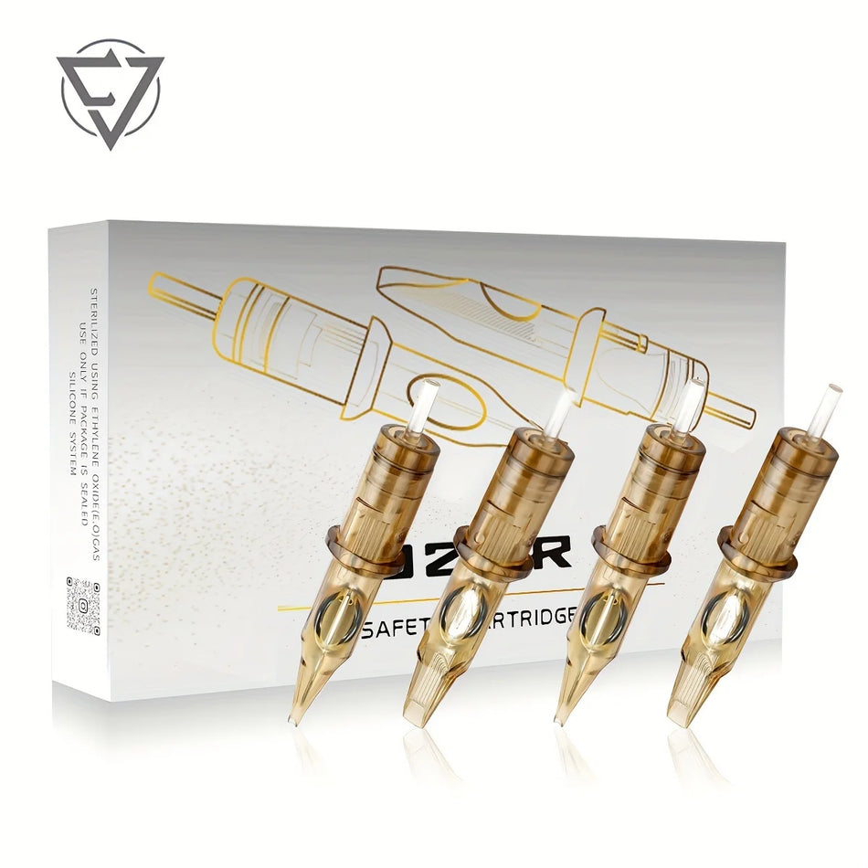 Ozer 40 Pcs Tattoo Cartridge Needles RM RL Steriliseeritud