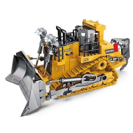 Rc Excavator Bulldozer Truck Toys for Boy 2.4G Remote Control Dumper Engineering Vehicle tractor Crawler Birthday Gift Child Alloy Bulldozer