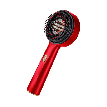 Electric Vibration Massage Comb &ndash; Hair Growth And Scalp Care Red