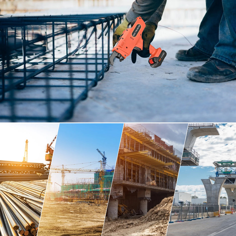 Mașină automată de legat bare de oțel 8mm la 34mm 12V 4500mAh