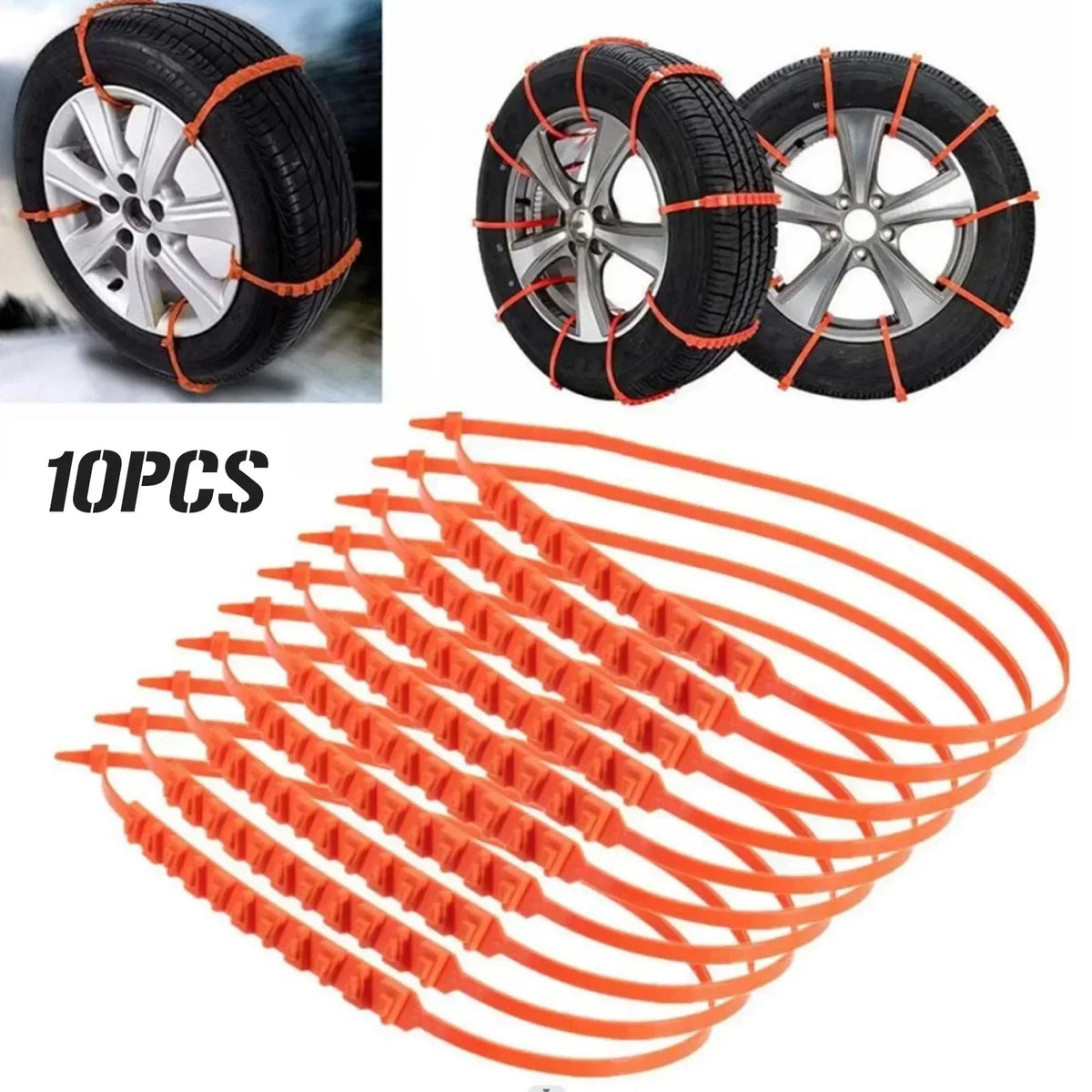 Car Tire Chains Winter Snow Tyre Anti Skid &ndash; Lightweight
