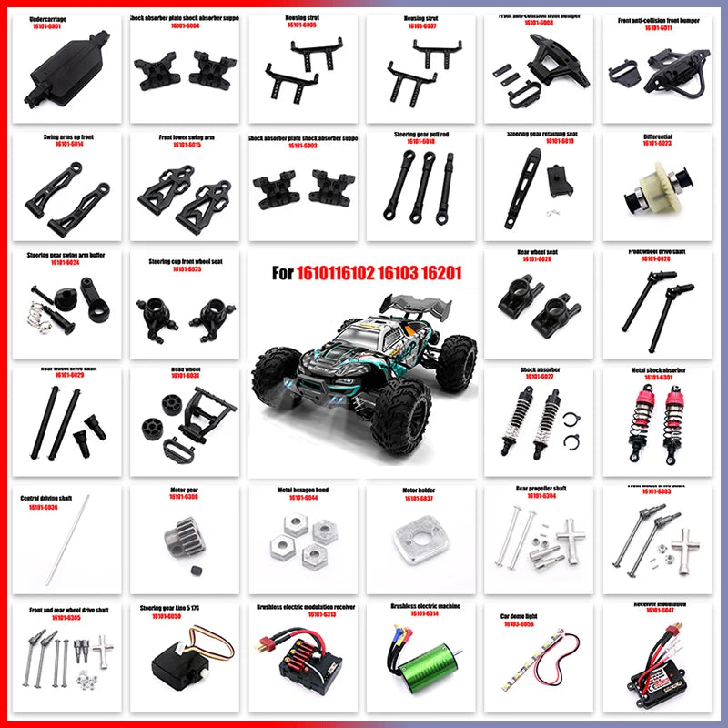 RC Car Upgrade Part High Speed Plastic for SCY 16101 16102 16103 16201