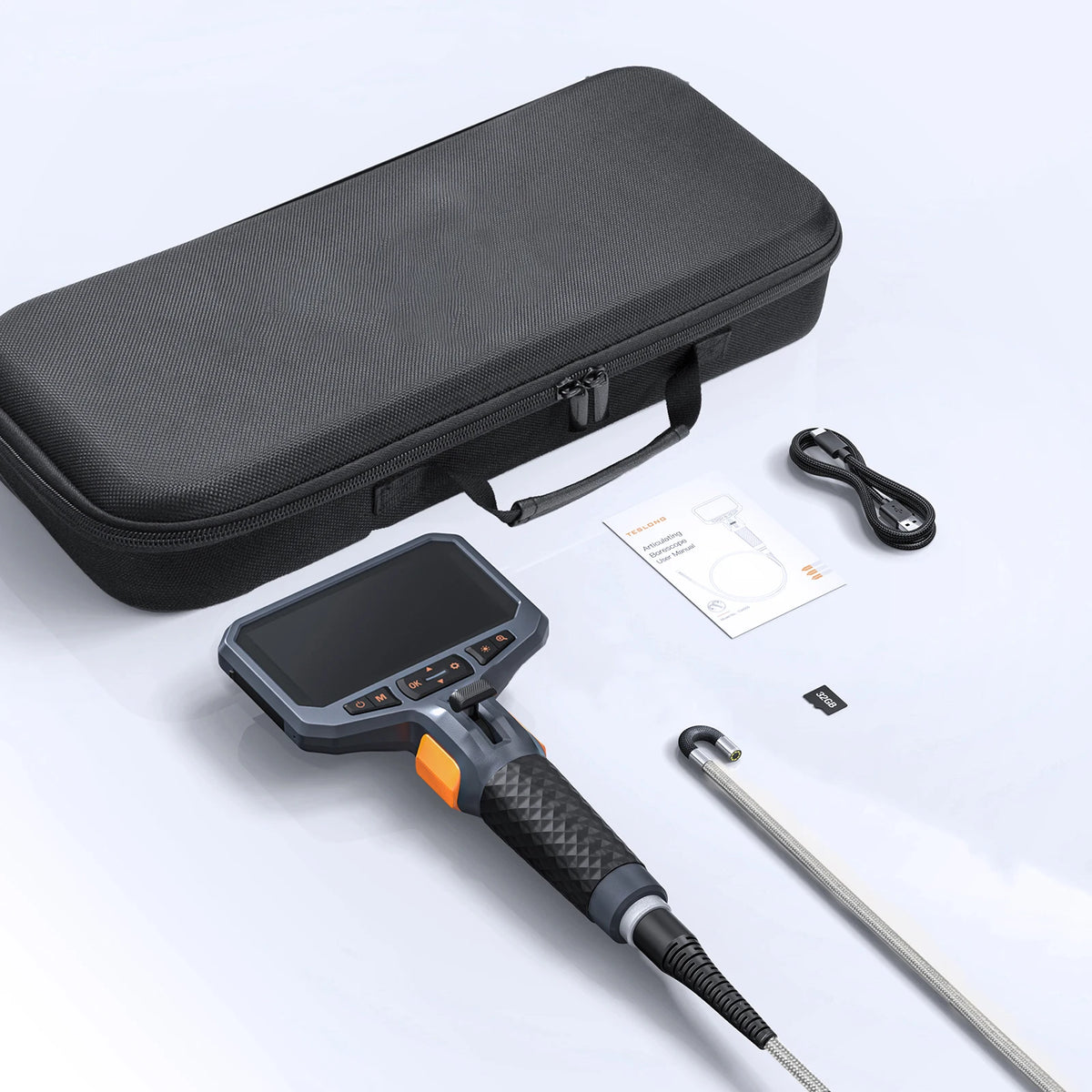 TESLONG TD450S &ndash; Two-Way Articulating Borescope 1080P