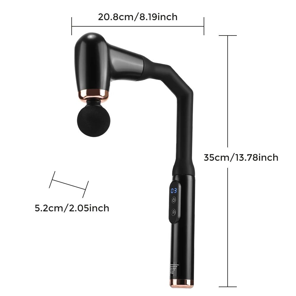 Hailicare Fascia Gun &ndash; Extended Handle For Back Relief