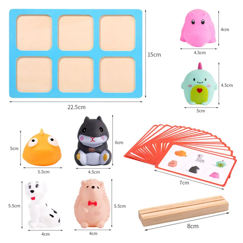 BZS00443 - Montessori Logic Board Game For Kids 3-6 BZS00443