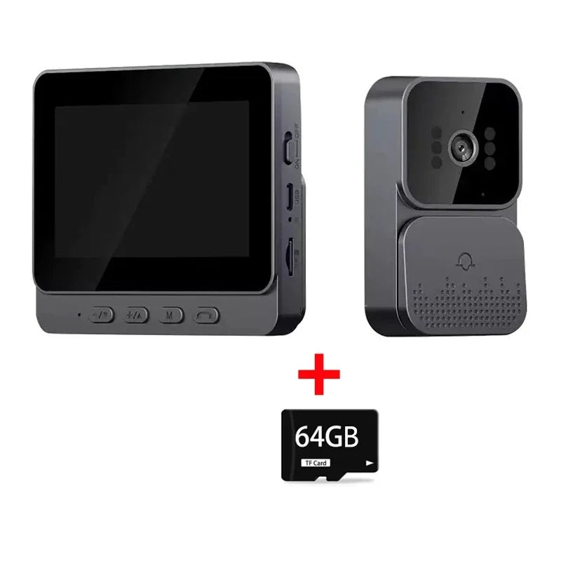 Smart Visual Doorbell &ndash; Two-Way Intercom and Night Vision With 64GB Card