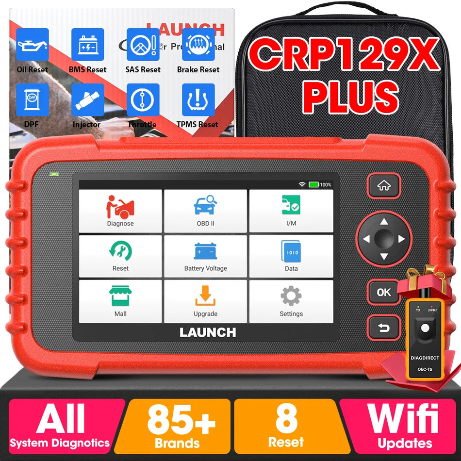 Lansering av CRP129X Plus bilscanner med OBD2-diagnos för alla system