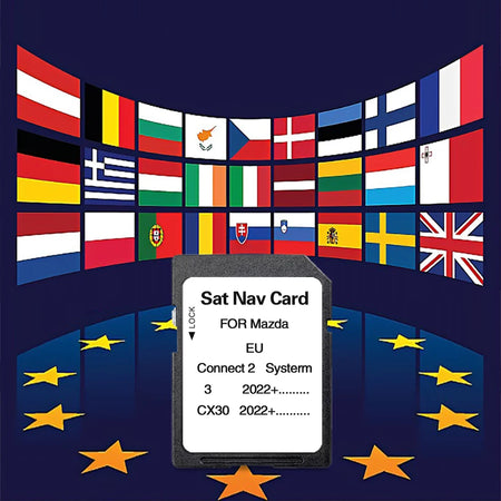 Mazda 3 CX30 2022 SD Card 32GB &ndash; EU Russia Ukraine Maps CHINA / for Mazda 3 CX-30