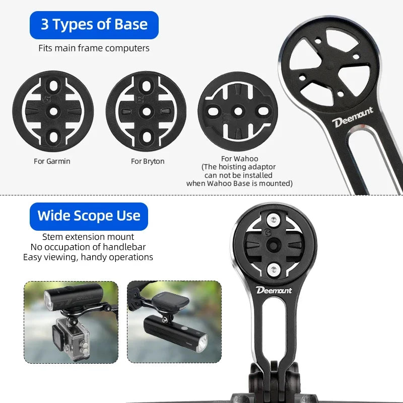 Deemount Bike Computer Stand &ndash; Robust Aluminum Alloy Construction
