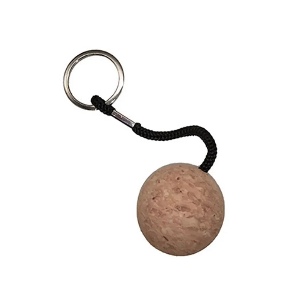 Floating Cork Keyring Balls - 2 Pack for Secure Outdoor Key Storage Black / CN (Origin)
