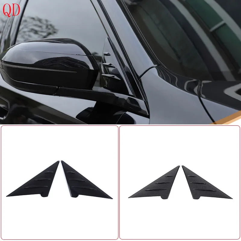 ABS Μαύρο Καθρέφτη Πλευρικό Τρίγωνο Σπόιλερ Για BMW 5 Series G60