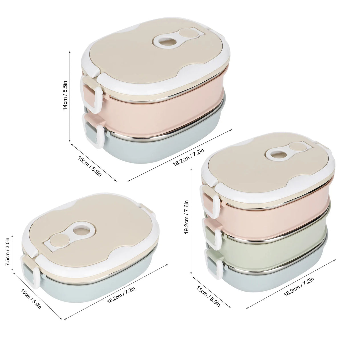 Lunch Box Stainless Steel Food Container &ndash; Durable