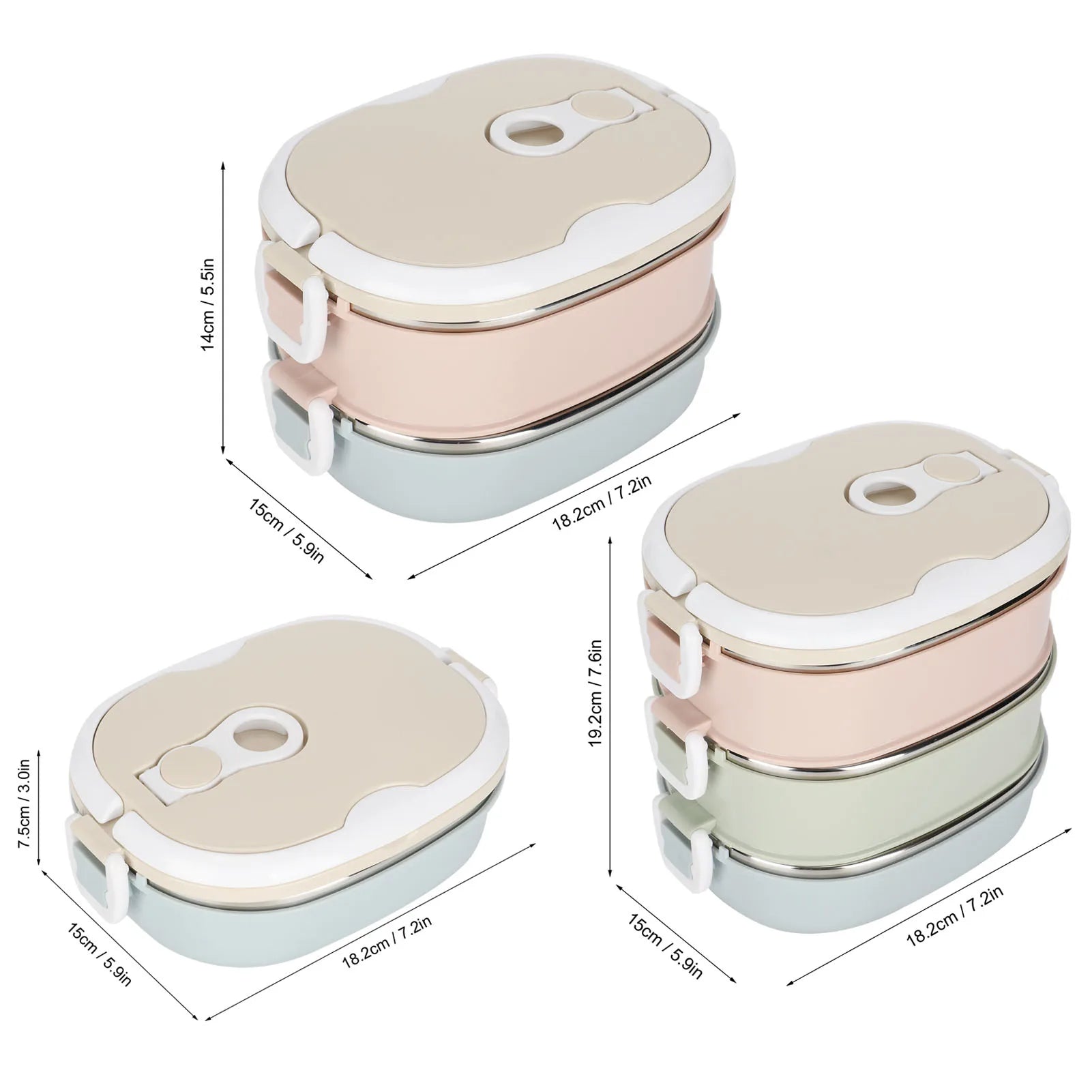 Lunch Box Stainless Steel Food Container &ndash; Durable