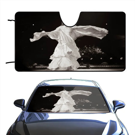 Hot Singer Tortured Poets Car Sunshade - Anti-UV Windshield Cover