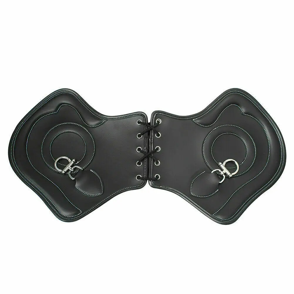 Motorcycle Universal Black Leather Heat Saddle Shield &ndash; Enhanced Comfort for Long Rides