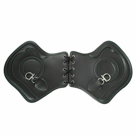 Motorcycle Universal Black Leather Heat Saddle Shield &ndash; Enhanced Comfort for Long Rides