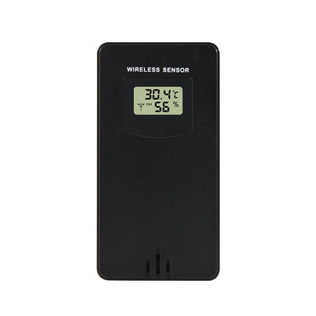Multifunctional Weather Station &ndash; Touch Screen &amp; Wireless Sensor Black Sensor