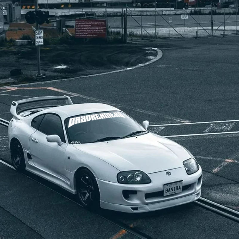 Personalized JDM Style "Day Dreamers" Waterproof PVC Car Decal - High Quality, Unique Design for Full Body Application