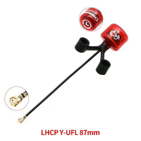 RUSHFPV Cherry 2 II 5.8G 1.8DBI FPV Antenna LHCP RHCP SMA UFL MMCX for FPV Freestyle Analog Digital Drones DIY Parts by InterCyprus Trading Ltd