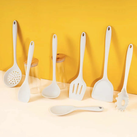 7Pcs Silicone Kitchenware Set &ndash; Heat-Resistant and Eco-Friendly