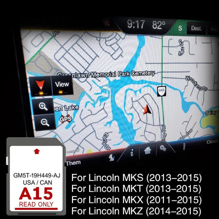 GM5T-19H449-AJ A15 &ndash; North America Maps 32GB Navigation CHINA / for Lincoln A15