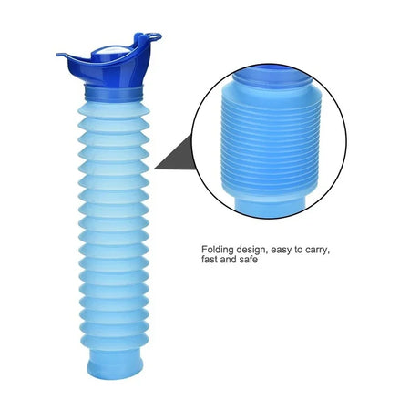 750ml Mini Toilet For Travel &ndash; Ultra Portable Urinal Blue 2pcs