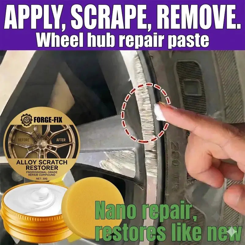 Car Wheel Rim Scratch Repair Paste Aluminum Alloy Rim Refurbishment Paint for Scratches by InterCyprus Trading Ltd