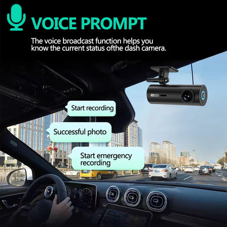 4K WiFi Dash Cam with Night Vision