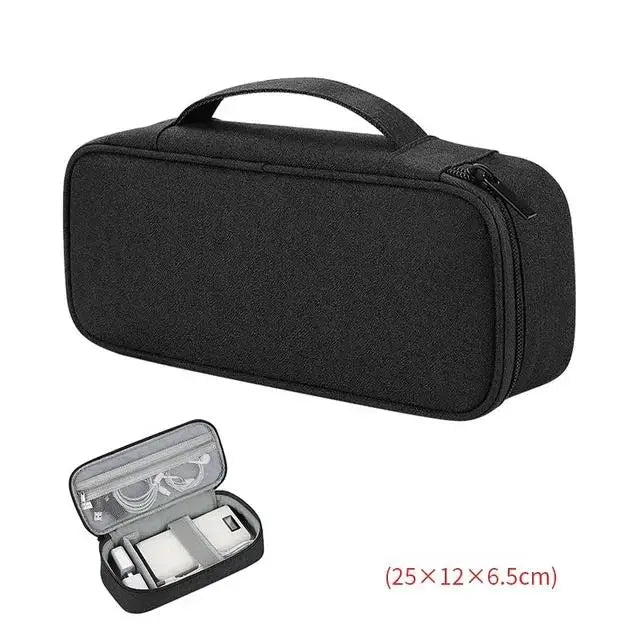 Fashion Organizer Bag Pouch &ndash; Waterproof Travel Case Black-L