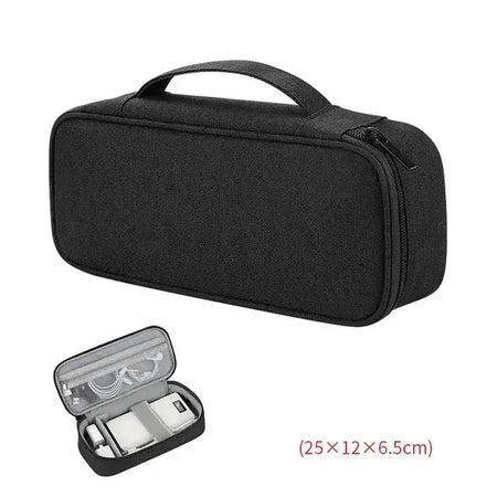Fashion Organizer Bag Pouch &ndash; Waterproof Travel Case Black-L